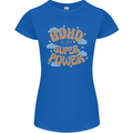 ADHD is My Superpower Womens Petite Cut T-Shirt Royal Blue