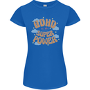 ADHD is My Superpower Womens Petite Cut T-Shirt Royal Blue