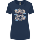 ADHD is My Superpower Womens Wider Cut T-Shirt Navy Blue