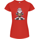 AI Took Santa's Job Funny Christmas Xmas Womens Petite Cut T-Shirt Red