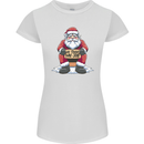 AI Took Santa's Job Funny Christmas Xmas Womens Petite Cut T-Shirt White