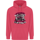 ATV Quad Biking Adrenaline Biker Off Road Childrens Kids Hoodie Heliconia