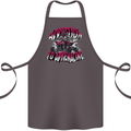 ATV Quad Biking Adrenaline Biker Off Road Cotton Apron 100% Organic Dark Grey