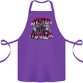ATV Quad Biking Adrenaline Biker Off Road Cotton Apron 100% Organic Purple