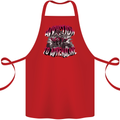 ATV Quad Biking Adrenaline Biker Off Road Cotton Apron 100% Organic Red