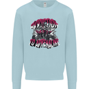 ATV Quad Biking Adrenaline Biker Off Road Kids Sweatshirt Jumper Light Blue