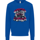 ATV Quad Biking Adrenaline Biker Off Road Kids Sweatshirt Jumper Royal Blue