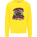 ATV Quad Biking Adrenaline Biker Off Road Kids Sweatshirt Jumper Yellow