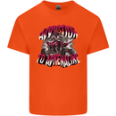ATV Quad Biking Adrenaline Biker Off Road Kids T-Shirt Childrens Orange