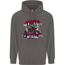 ATV Quad Biking Adrenaline Biker Off Road Mens 80% Cotton Hoodie Charcoal