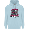 ATV Quad Biking Adrenaline Biker Off Road Mens 80% Cotton Hoodie Light Blue