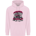 ATV Quad Biking Adrenaline Biker Off Road Mens 80% Cotton Hoodie Light Pink