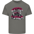 ATV Quad Biking Adrenaline Biker Off Road Mens Cotton T-Shirt Tee Top Charcoal