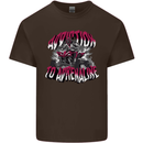 ATV Quad Biking Adrenaline Biker Off Road Mens Cotton T-Shirt Tee Top Dark Chocolate