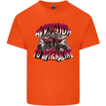 ATV Quad Biking Adrenaline Biker Off Road Mens Cotton T-Shirt Tee Top Orange