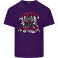 ATV Quad Biking Adrenaline Biker Off Road Mens Cotton T-Shirt Tee Top Purple