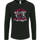ATV Quad Biking Adrenaline Biker Off Road Mens Long Sleeve T-Shirt Black