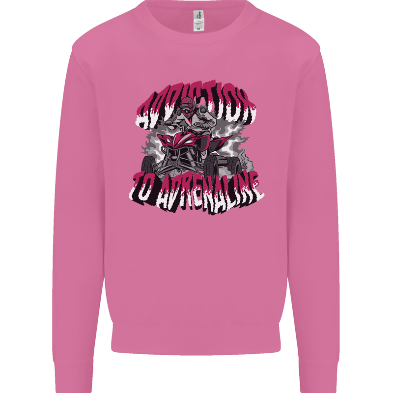 ATV Quad Biking Adrenaline Biker Off Road Mens Sweatshirt Jumper Azalea