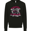 ATV Quad Biking Adrenaline Biker Off Road Mens Sweatshirt Jumper Black