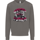 ATV Quad Biking Adrenaline Biker Off Road Mens Sweatshirt Jumper Charcoal