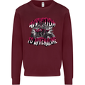 ATV Quad Biking Adrenaline Biker Off Road Mens Sweatshirt Jumper Maroon