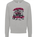 ATV Quad Biking Adrenaline Biker Off Road Mens Sweatshirt Jumper Sports Grey