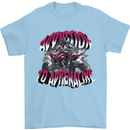 ATV Quad Biking Adrenaline Biker Off Road Mens T-Shirt 100% Cotton Light Blue