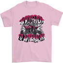 ATV Quad Biking Adrenaline Biker Off Road Mens T-Shirt 100% Cotton Light Pink