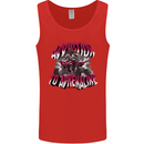 ATV Quad Biking Adrenaline Biker Off Road Mens Vest Tank Top Red