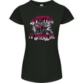 ATV Quad Biking Adrenaline Biker Off Road Womens Petite Cut T-Shirt Black