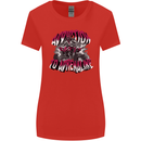 ATV Quad Biking Adrenaline Biker Off Road Womens Wider Cut T-Shirt Red