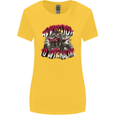 ATV Quad Biking Adrenaline Biker Off Road Womens Wider Cut T-Shirt Yellow