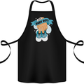 A Baby Boy Gender Reveal Christening Pregnancy Cotton Apron 100% Organic Black