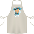 A Baby Boy Gender Reveal Christening Pregnancy Cotton Apron 100% Organic Natural