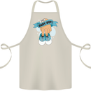 A Baby Boy Gender Reveal Christening Pregnancy Cotton Apron 100% Organic Natural