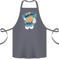 A Baby Boy Gender Reveal Christening Pregnancy Cotton Apron 100% Organic Steel