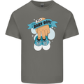 A Baby Boy Gender Reveal Christening Pregnancy Kids T-Shirt Childrens Charcoal
