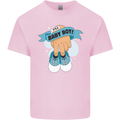 A Baby Boy Gender Reveal Christening Pregnancy Kids T-Shirt Childrens Light Pink