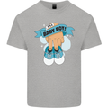A Baby Boy Gender Reveal Christening Pregnancy Kids T-Shirt Childrens Sports Grey
