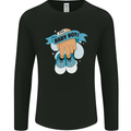 A Baby Boy Gender Reveal Christening Pregnancy Mens Long Sleeve T-Shirt Black