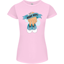 A Baby Boy Gender Reveal Christening Pregnancy Womens Petite Cut T-Shirt Light Pink