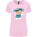 A Baby Boy Gender Reveal Christening Pregnancy Womens Wider Cut T-Shirt Light Pink