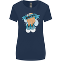 A Baby Boy Gender Reveal Christening Pregnancy Womens Wider Cut T-Shirt Navy Blue