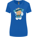 A Baby Boy Gender Reveal Christening Pregnancy Womens Wider Cut T-Shirt Royal Blue