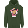 A Baby Girl Gender Reveal Christening Pregnancy Childrens Kids Hoodie Forest Green