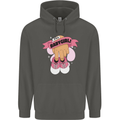 A Baby Girl Gender Reveal Christening Pregnancy Childrens Kids Hoodie Storm Grey