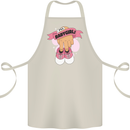 A Baby Girl Gender Reveal Christening Pregnancy Cotton Apron 100% Organic Natural