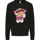 A Baby Girl Gender Reveal Christening Pregnancy Kids Sweatshirt Jumper Black