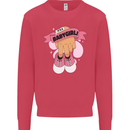 A Baby Girl Gender Reveal Christening Pregnancy Kids Sweatshirt Jumper Heliconia