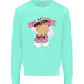 A Baby Girl Gender Reveal Christening Pregnancy Kids Sweatshirt Jumper Peppermint